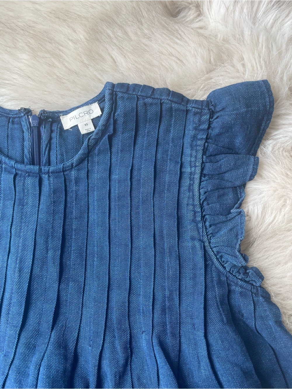 Anthropologie Jade Denim Swing Top by Pilcro - Picture 4 of 6